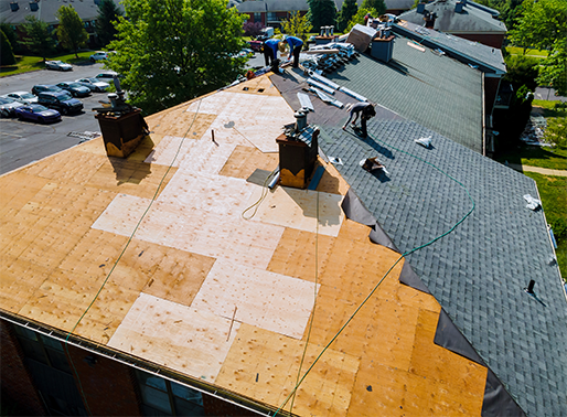 TTP Roofing specialists addressing roof ventilation issues.
